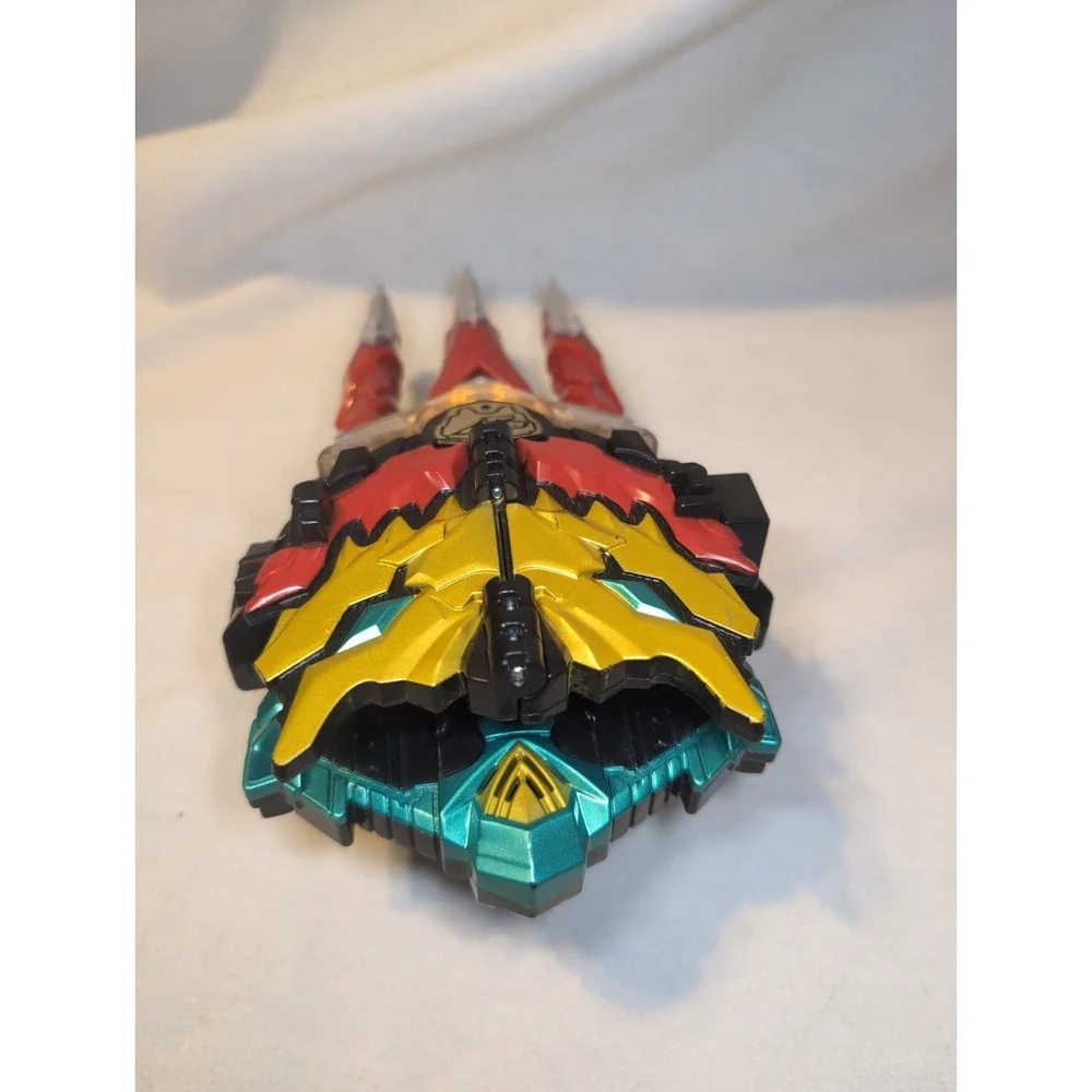 Power Rangers Dino Fury Dino Knight Morpher DX Changer Lights Sound WORKS
